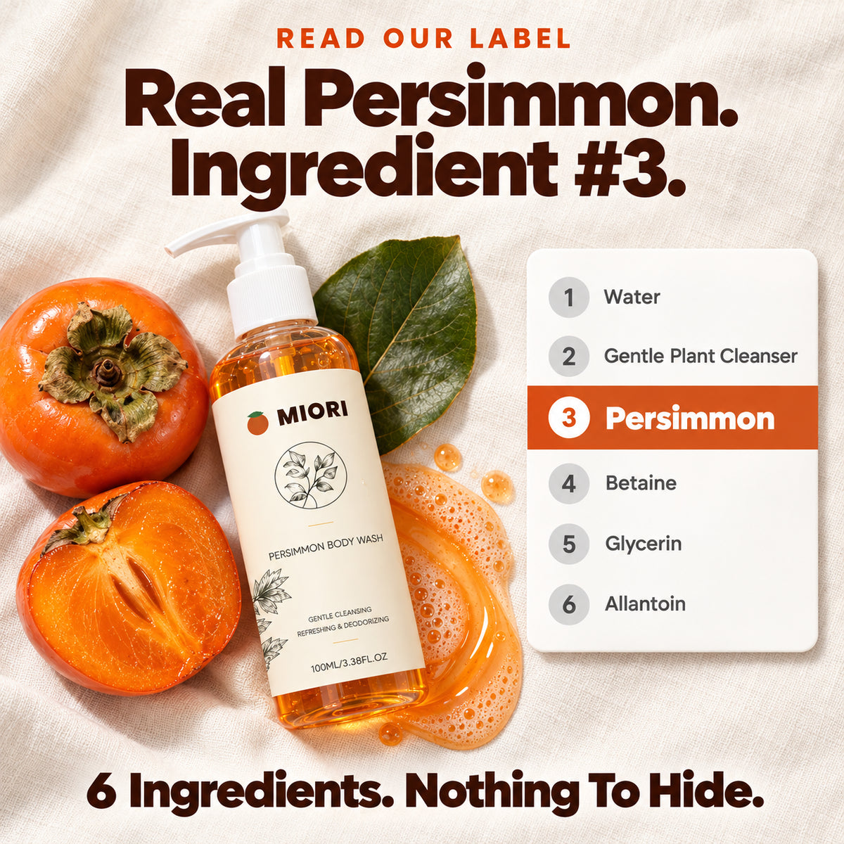 Persimmon Body Wash